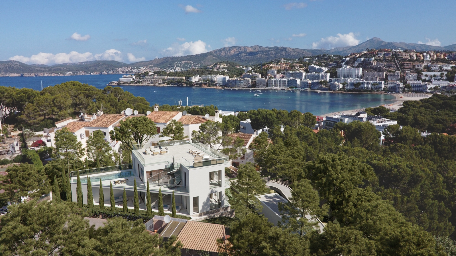 Villa-Projekt mit Baulizenz in Santa Ponsa, Mallorca