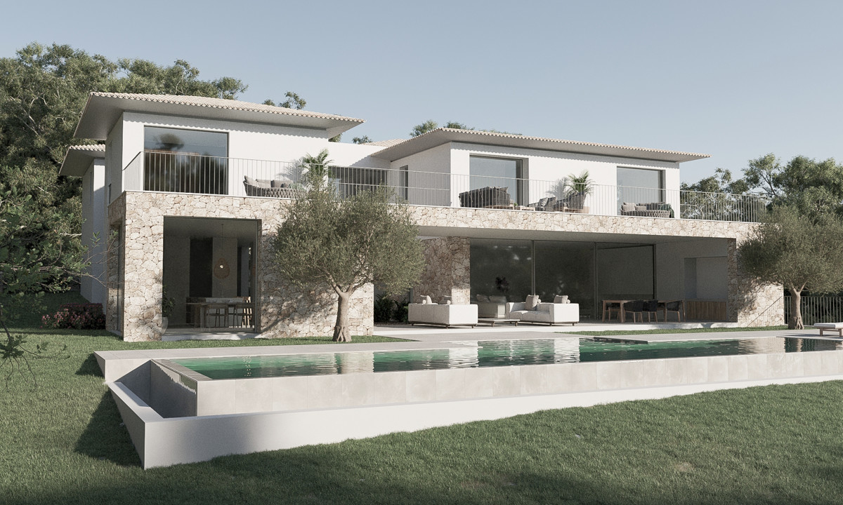 Grundstück mit genehmigtem Projekt in Santa Ponsa (2)